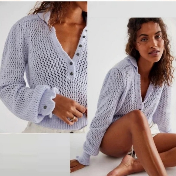 Free People! Snowdrift Pullover Sweater Top NWT! - Picture 2 of 7